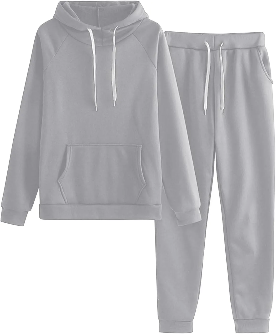 Women 2 Piece Lounge Sets Long Sleeve V Neck Winter Clothes Top and Wide Leg Pants Casual