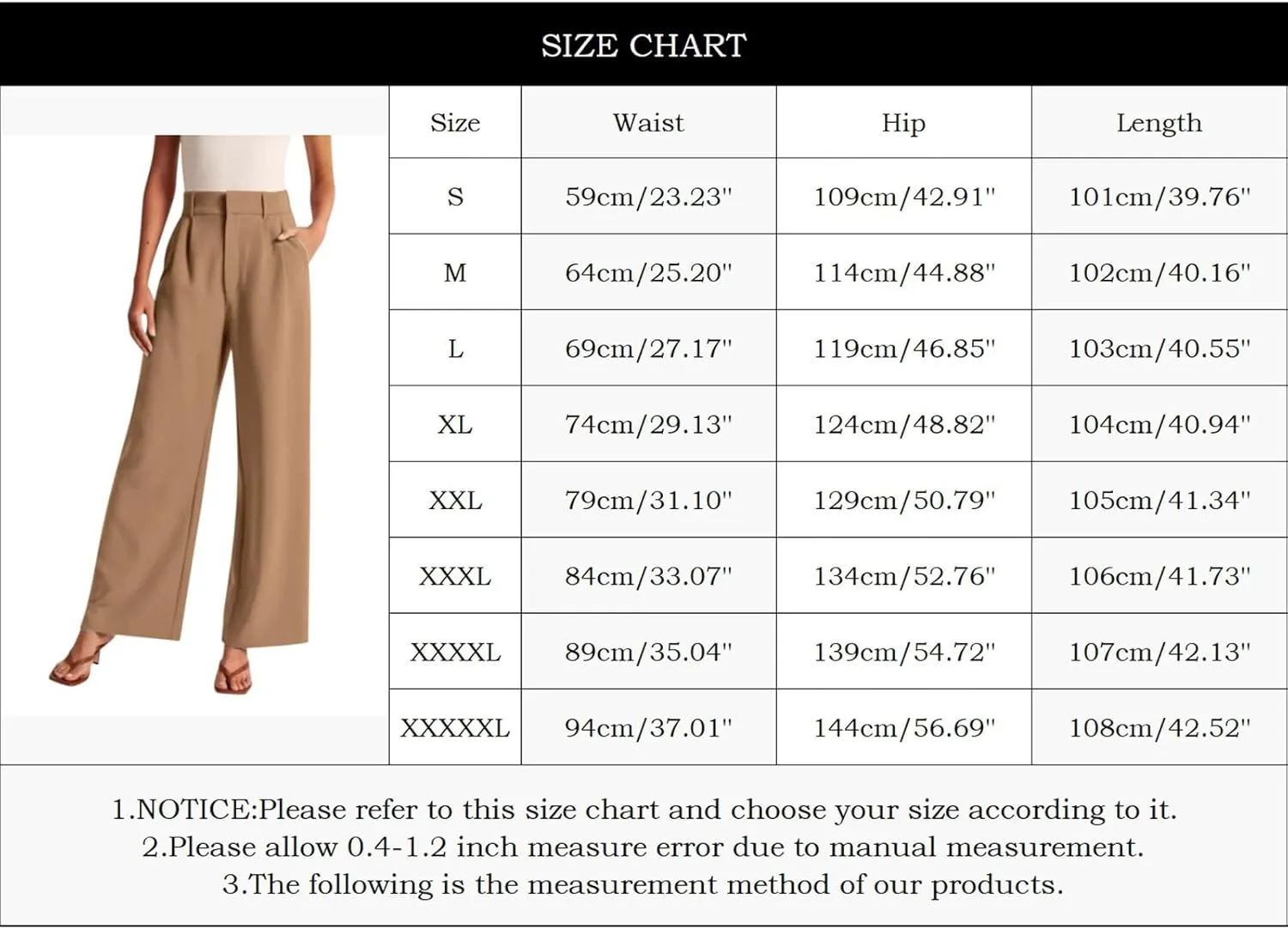 Women Cotton Linen Summer Palazzo Pant Trousers High Waist Straight Loose Fit Palazzo Pants Beach