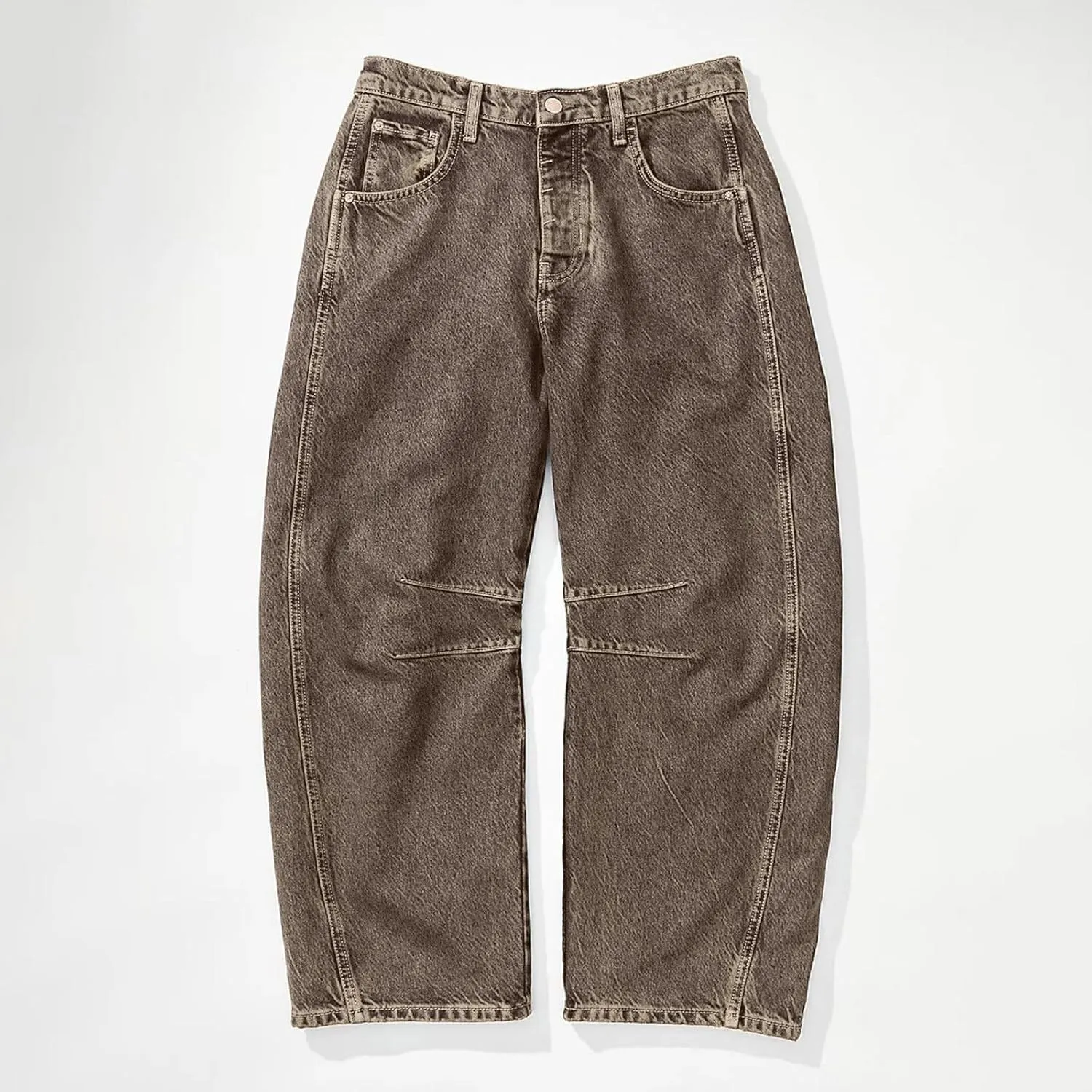 Women Linen Blend Summer Loose Flowy Palazzo Pants Elastic Waisted Bootcut Slim-Fit Palazzo Pants Travel