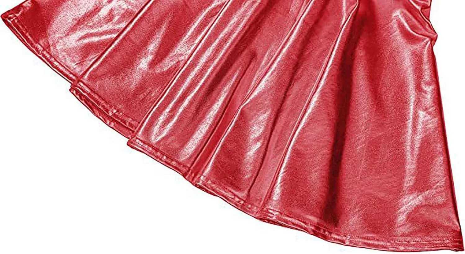 Women Pleated Skirt Fashion Shiny Metallic Dance Skirt High Waist Holographic Skirt A-Line Flared Mini Skater Skirts