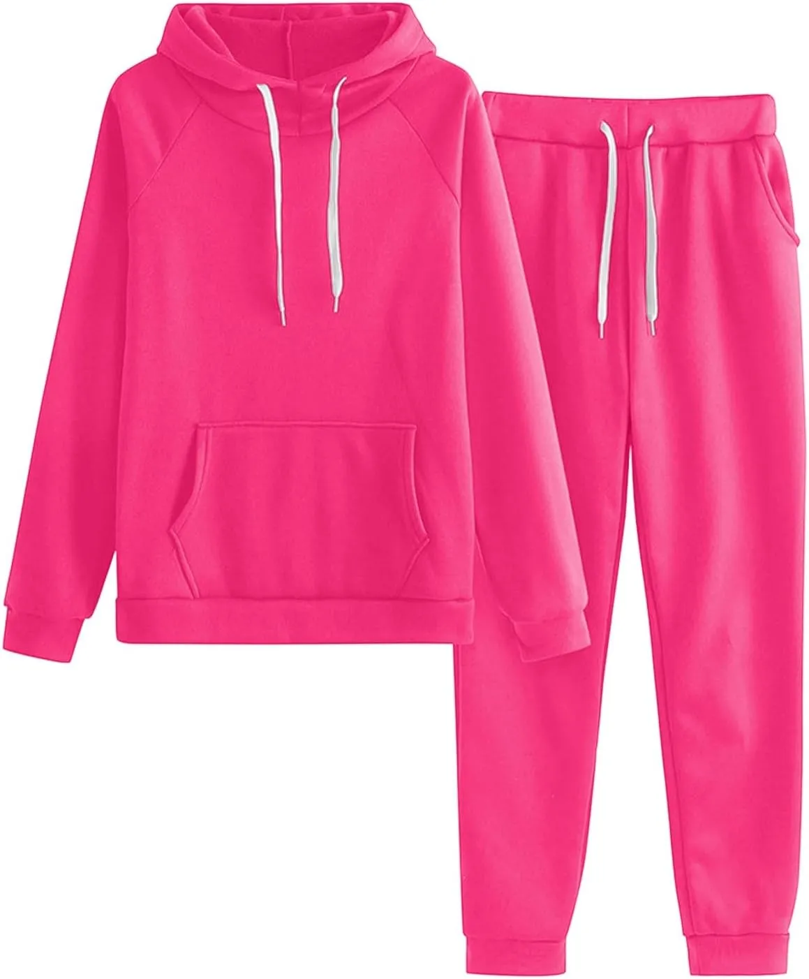 Womens 2 Piece Outfits Long Sleeve Crewneck Graphic Tracksuit Sweatshirt Baggy Fall Fashion Sweatpants Sets
