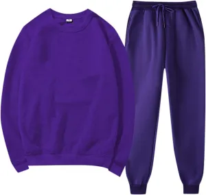 Womens 2 Piece Outfits Long Sleeve V Neck Baggy Plus Pullover and Wide Leg Pants Lounge Sweatsuits