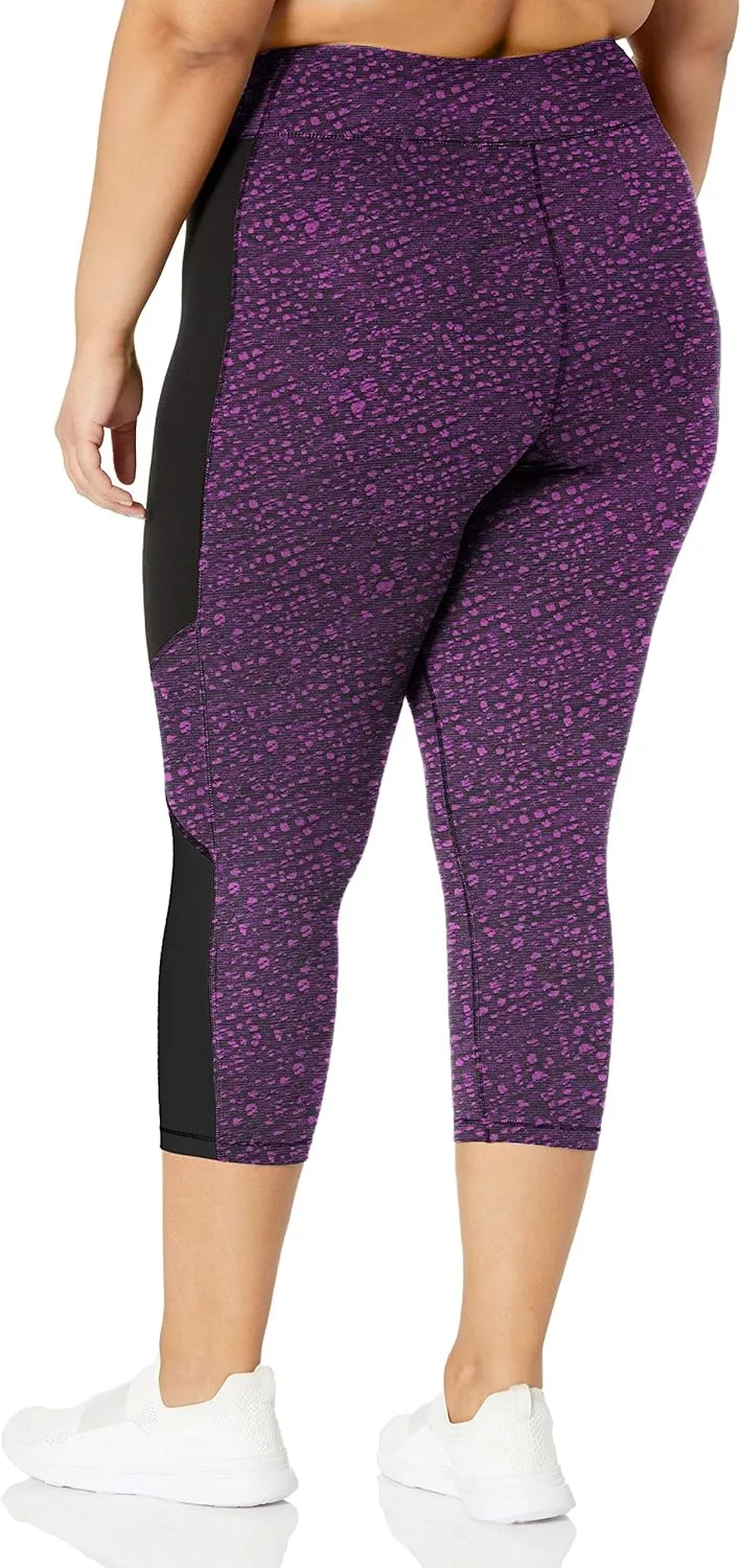Women's Active Pieced Stretch Capri