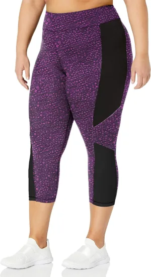 Women's Active Pieced Stretch Capri