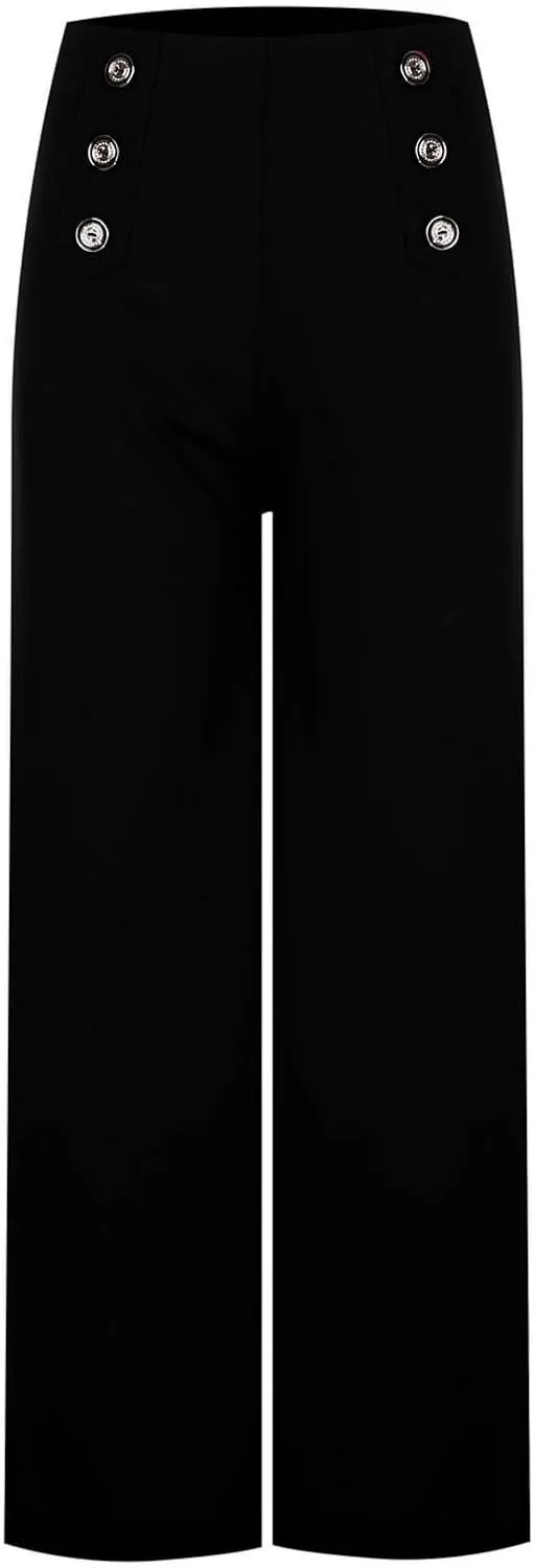 Womens Cotton Linen Summer Boho Pants Low Waist Stretchy Straight Slim-Fit Pant Trousers Business Work