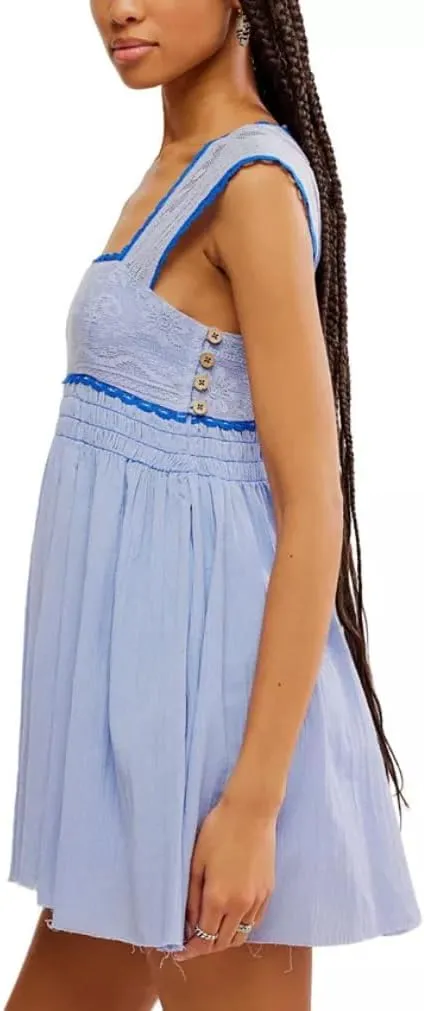 Women's Floral Lace Halter Mini Dress Summer Square Neck Elastic Corset Sleeveless Flowy Lightweight Ruched Dresses