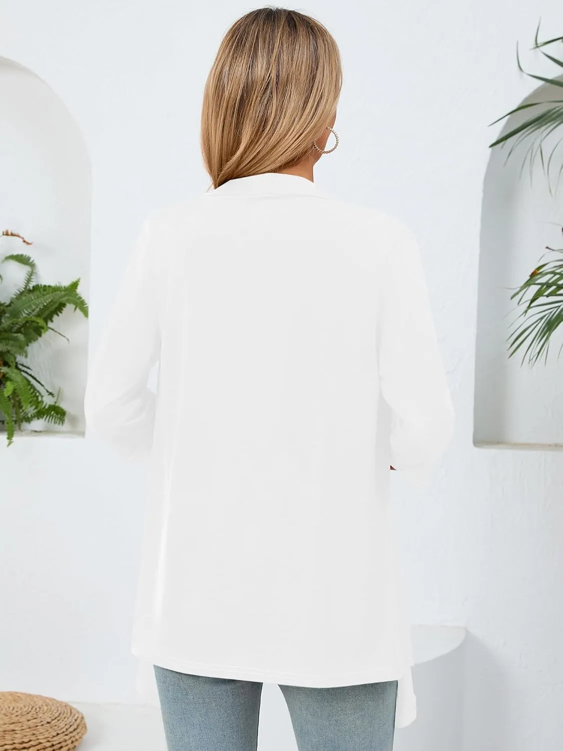Women's Lightweight Open Front Cardigans Casual Soft Drape Spring Summer Fall Cardigan