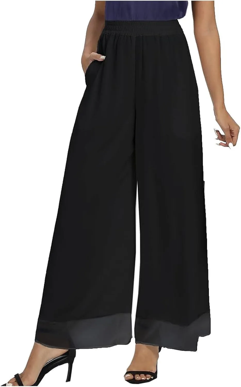 Women's Linen Blend Summer Y2K Streetwear Pant Trousers Elastic Waist Lounge Pants Slim Fit Pants Travel