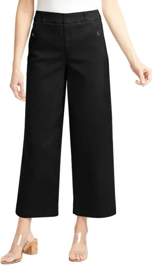 Women's Linen Summer Casual Loose Palazzo Pants Elastic Waisted Wide Leg Plus Size Palazzo Lounge Pants Trendy