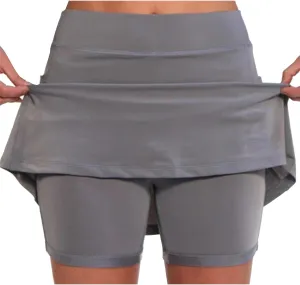 Women's Plus Size Tennis Skirts with Pockets Built-in Shorts High Waisted Golf Skirts for Casual Running Gym Workout