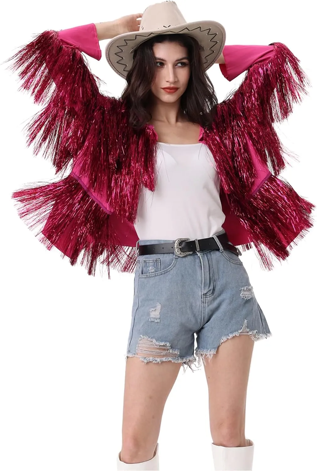 Women's Sequin Jacket Long Sleeve OpenZipper Fahion Shiny Glitter Sparkly Bomber Jackets