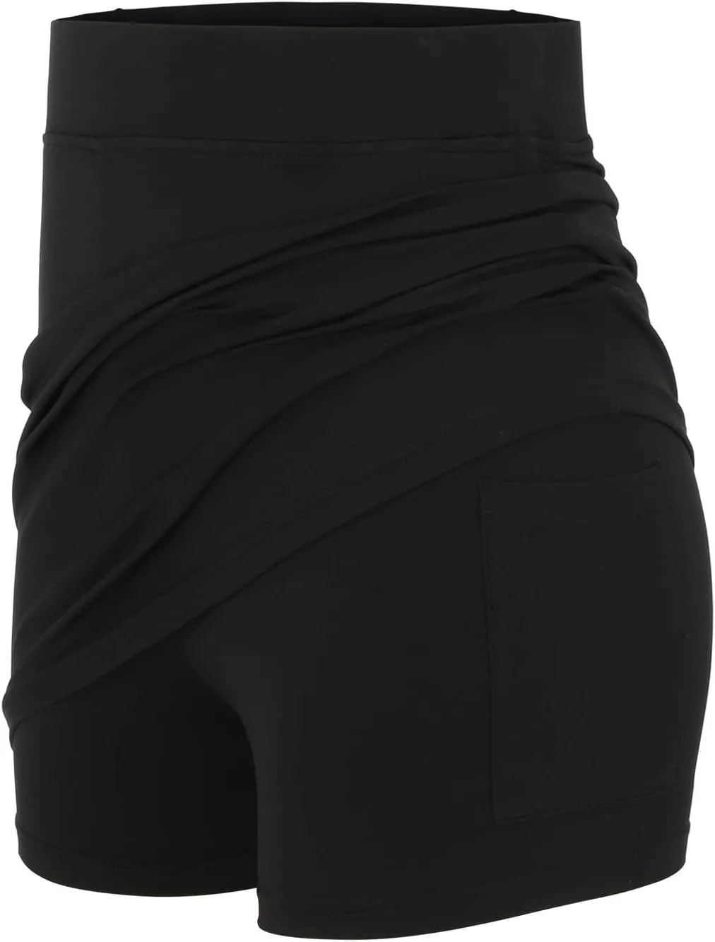 Women's Tennis Shorts with Pockets Solid Golf Mini Skirts Plus Size Tummy Control Skinny Active Summer Workout 2 in 1 Shorts