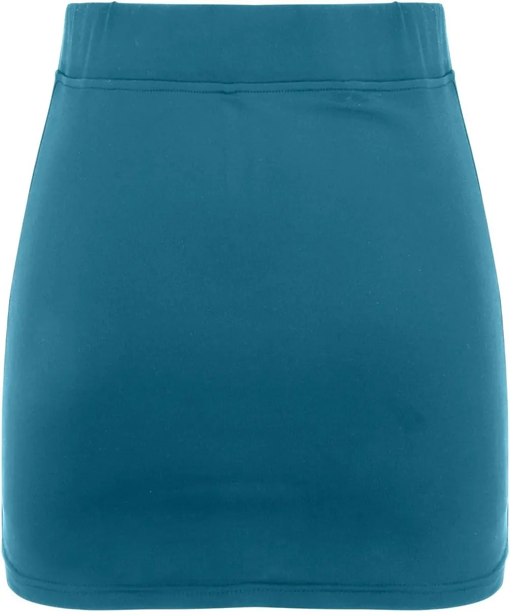 Women's Tennis Shorts with Pockets Solid Golf Mini Skirts Plus Size Tummy Control Skinny Active Summer Workout 2 in 1 Shorts